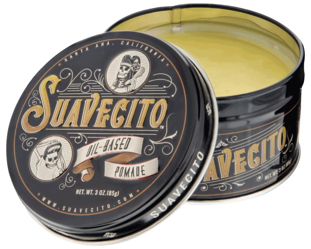 Oil Based Pomade by Suavecito for Men - 3 Oz