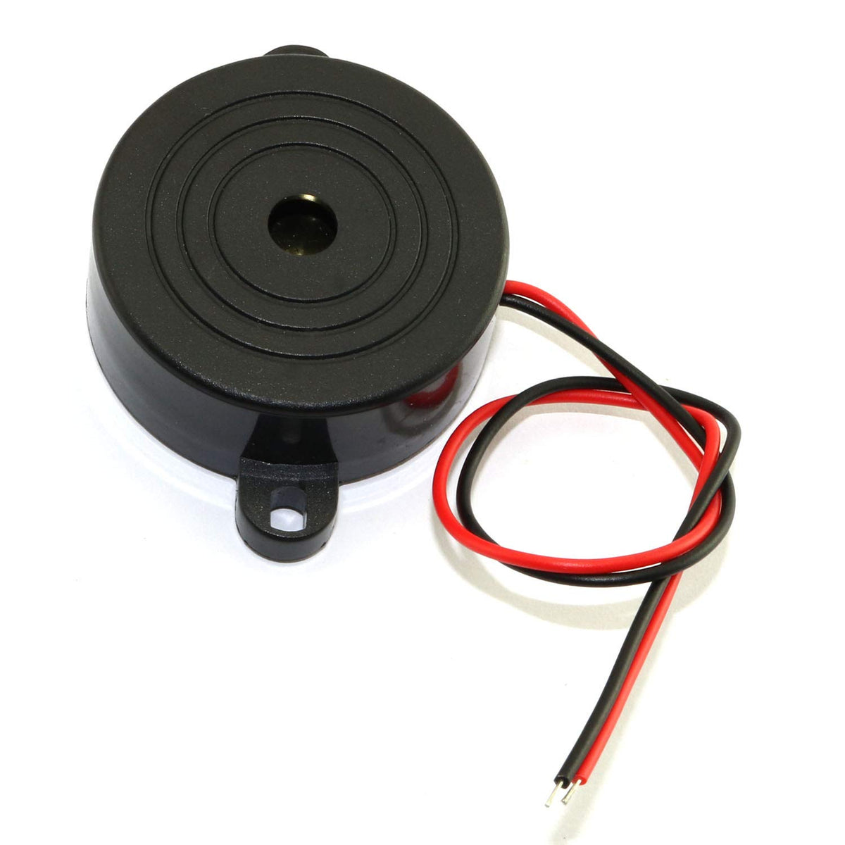 Buzzer Piezoeléctrico Activo RuiLing 85dB Negro con Sonido Continuo e Intermitente Paquete de 2 para Accesorios de Coche