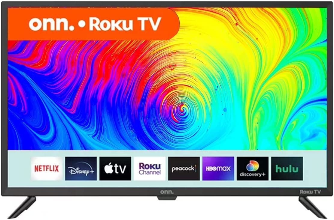 ONN Televisión de 32” Class HD 720P con Pantalla LED Smart TV con HDMI USB Frecuencia de actualización de 60Hz Funciona con Alexa y Asistente Google + Soporte de Pared 100012589