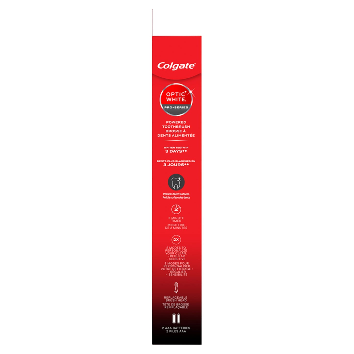 Colgate cepillo para polvo de dientes de batería Whte Pro-Series 360 Optic