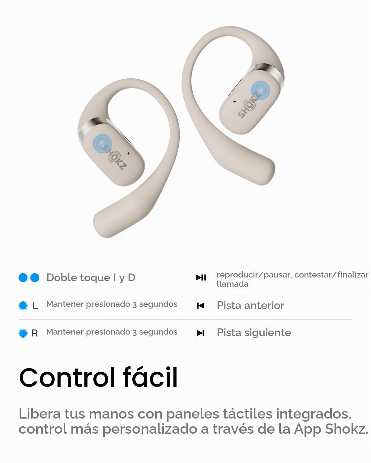 Auriculares Inalámbricos Shokz OpenFit Negro con Bluetooth