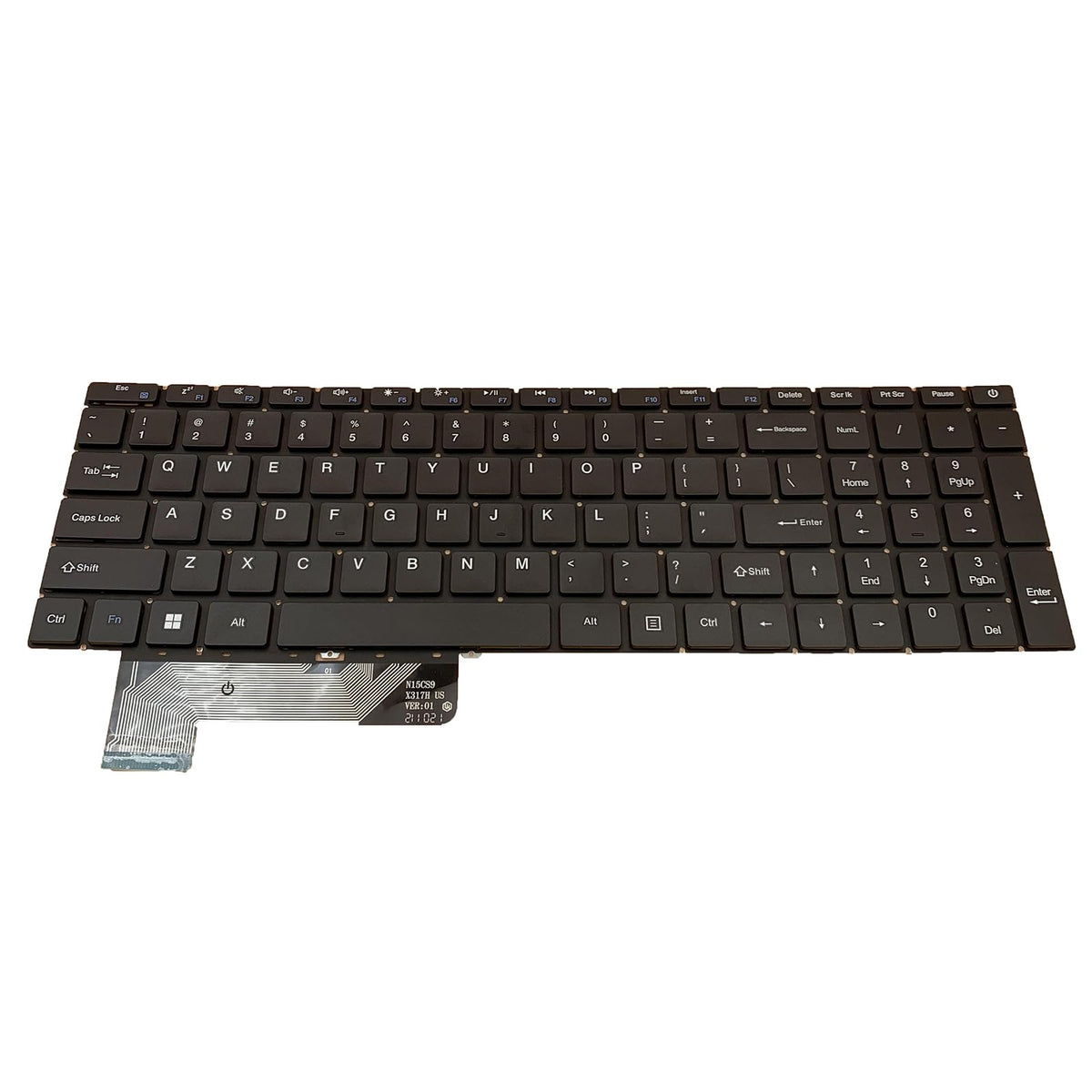 Teclado de Repuesto Siakoocty Negro para Portátil GWTN156 Series
