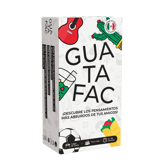 GUATAFAC - Juegos de Mesa Adulto - Versión Mexicana - Juegos de Cartas de Fiesta - Más de 1 Millón de Jugadores - Regalo Original Amigos y Cumpleaños - Español (Mexicano)