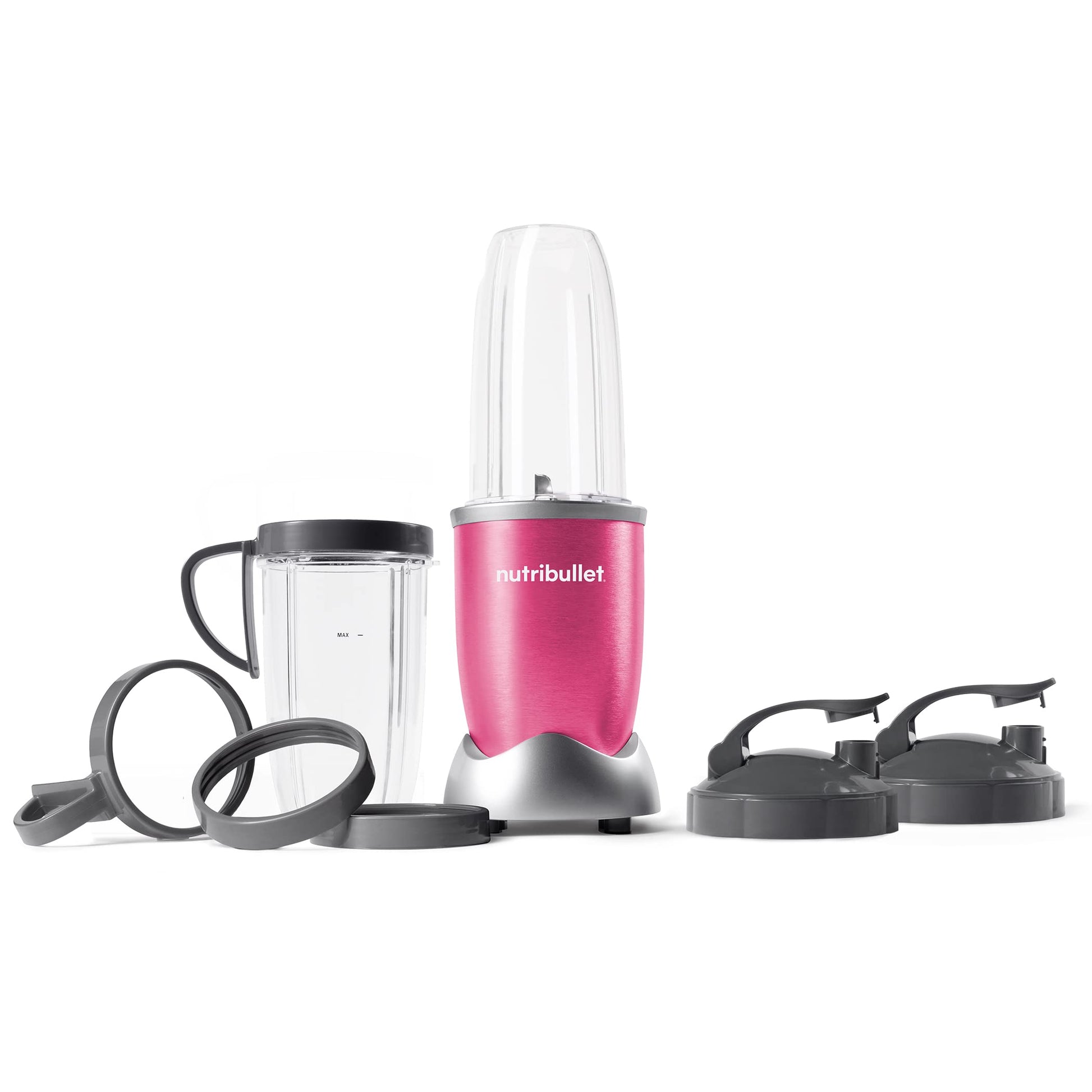 Extractor de Nutrientes Nutri Bullet Rosa Baya 900 W Pro 13 Piezas