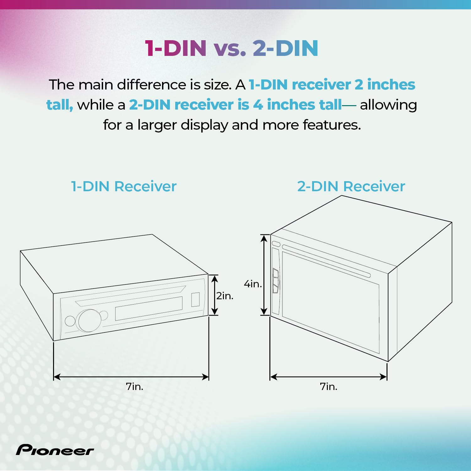 Receptor de CD/DVD Doble Din Pioneer Negro con Amazon Alexa y Bluetooth, Pantalla Táctil de 6.2 Pulgadas y Cámara de Respaldo