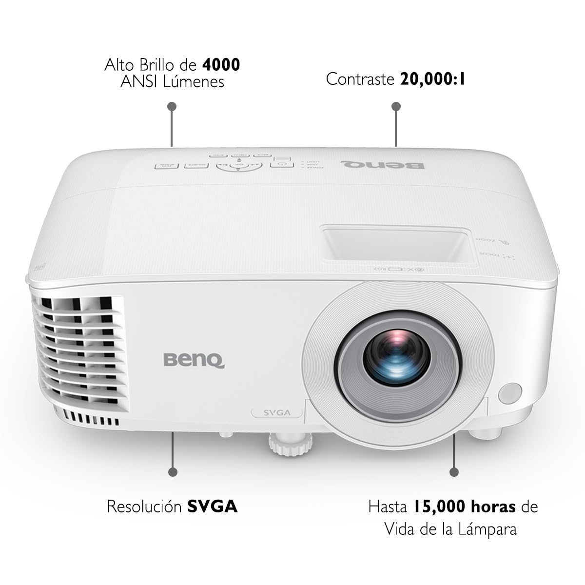 BenQ MS560 4000lms SVGA Proyector para Salas de reuniones