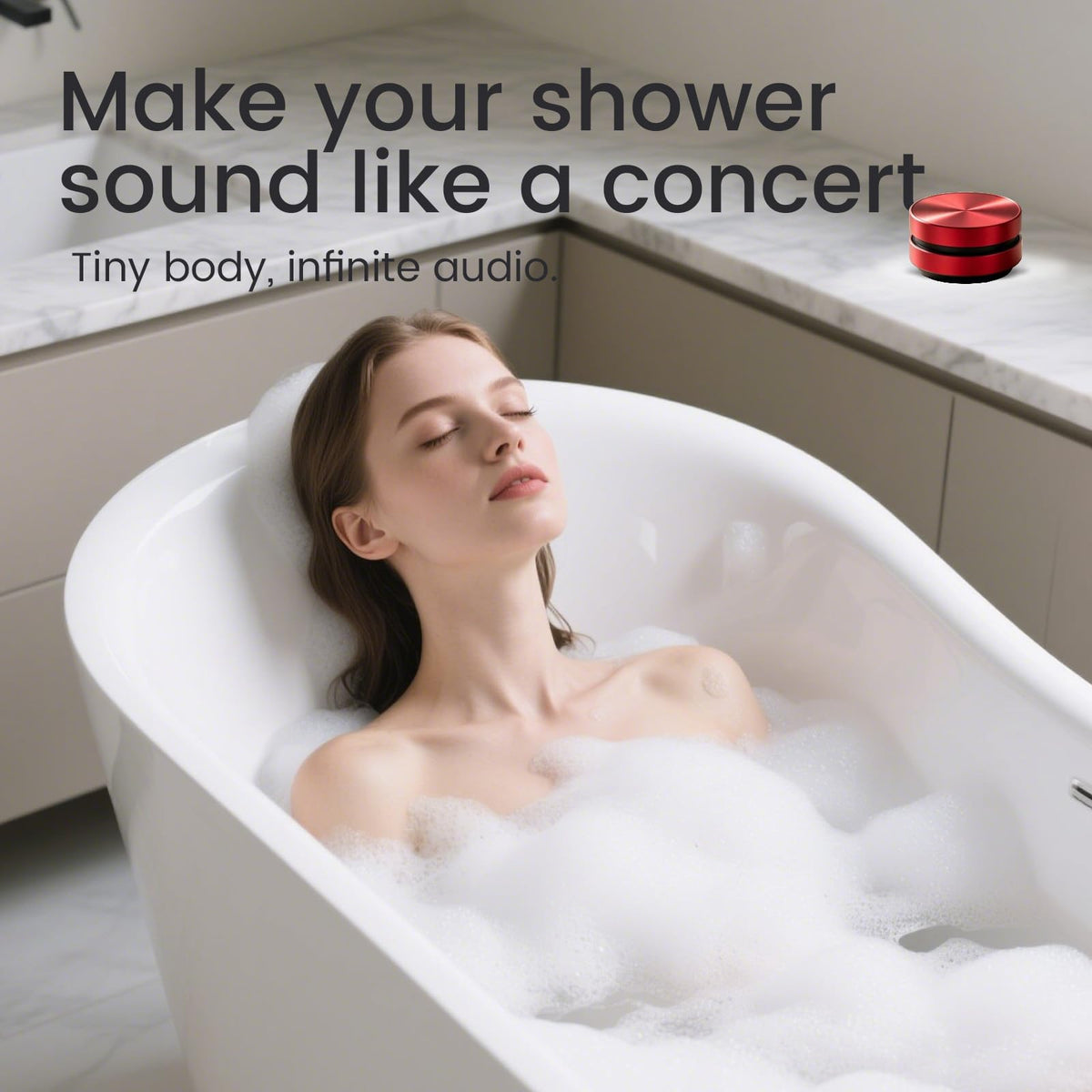 Altavoz Bluetooth Mini bocoice Inalámbrico Conducción Ósea Estéreo Magnético Integrado FM