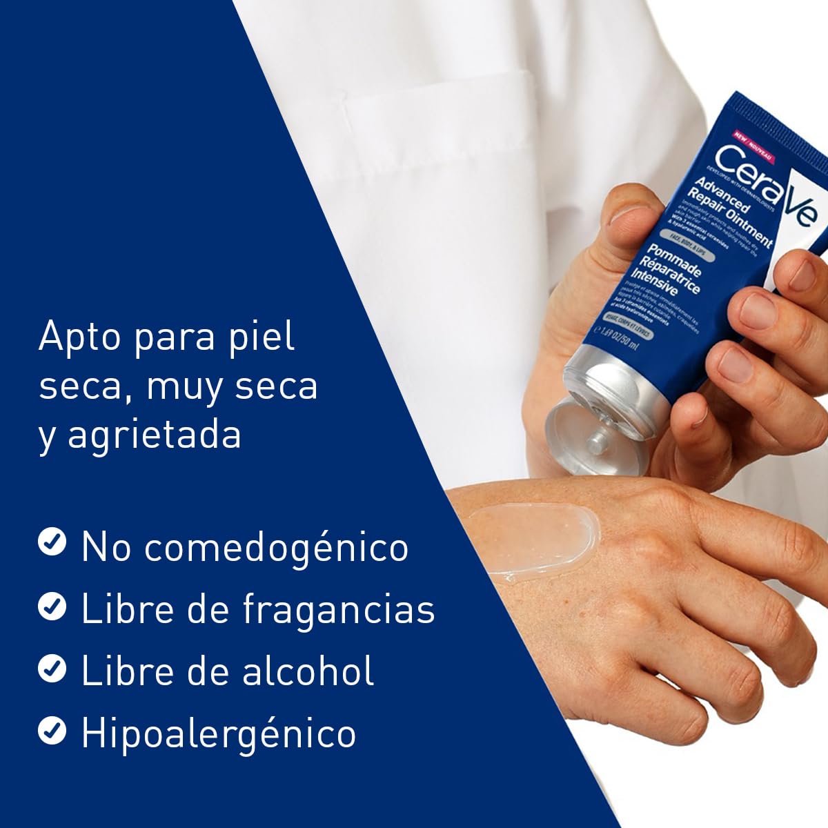 CeraVe Bálsamo Reparador Avanzado 50ml| Para piel seca