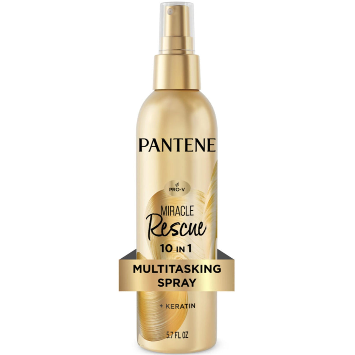 Pantene Miracle Rescue 10-in-1 Multitasking Leave-in Conditioner Spray, 5.7 fl oz
