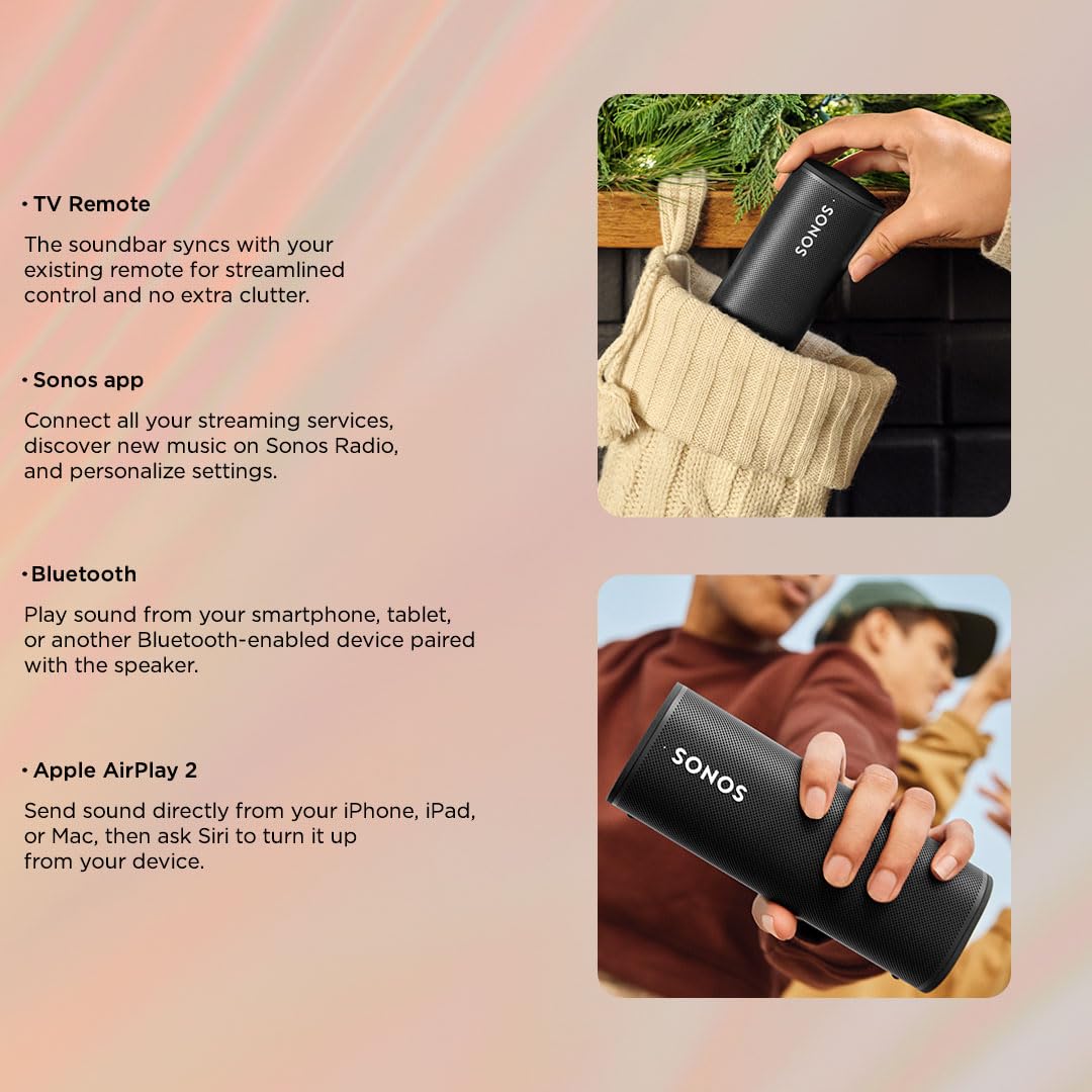 Altavoz Sonos Roam Negro Reacondicionado