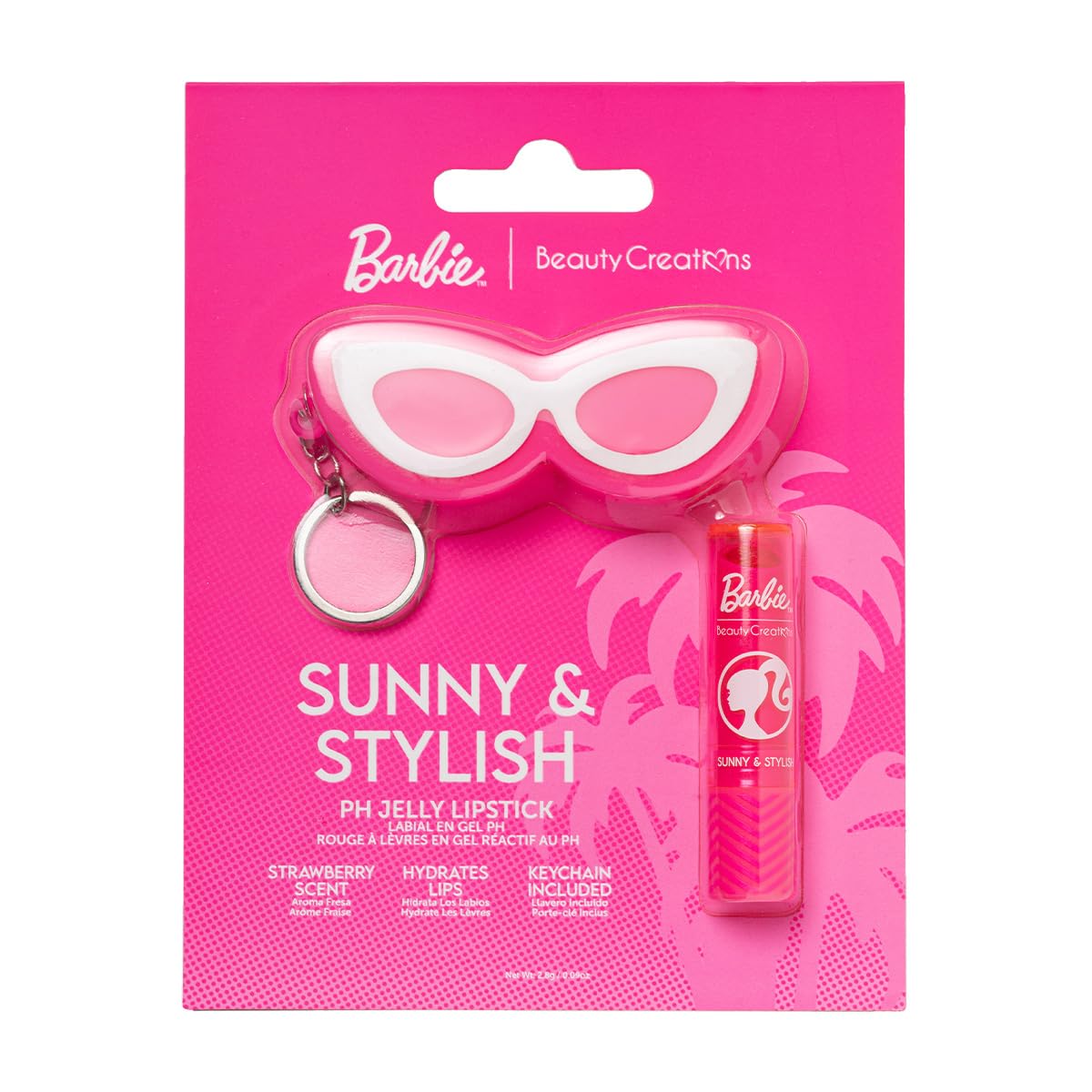 Beauty Creations | Bálsamo Labial Lipgloss pH Llavero "Sunny & Stylish"