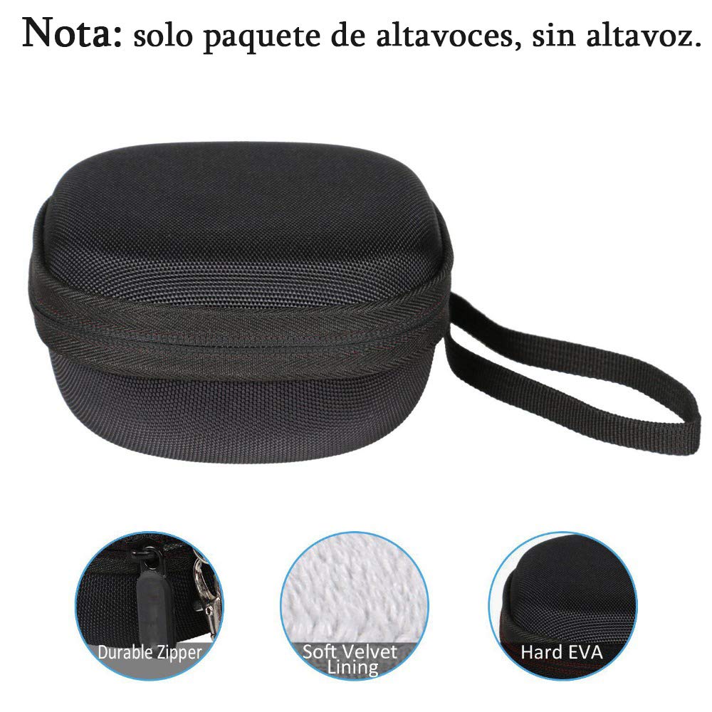 CoWalkers Estuche rígido para Bose SoundLink Micro Bluetooth Speaker Altavoz inalámbrico portátil (Negro)