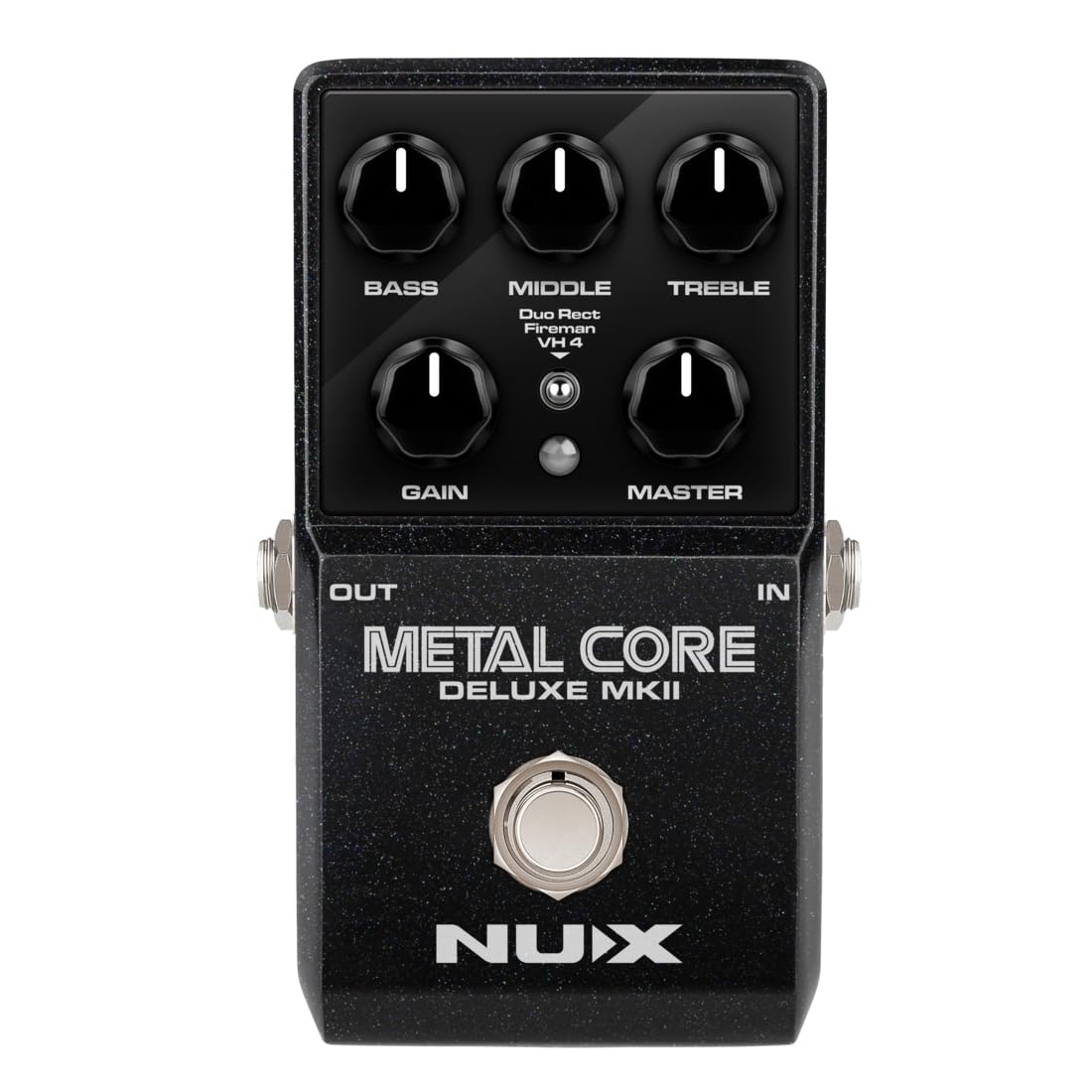 Pedal de Preamplificador de Alta Ganancia NUX Metal Core Deluxe MKII con Modelos Distintivos