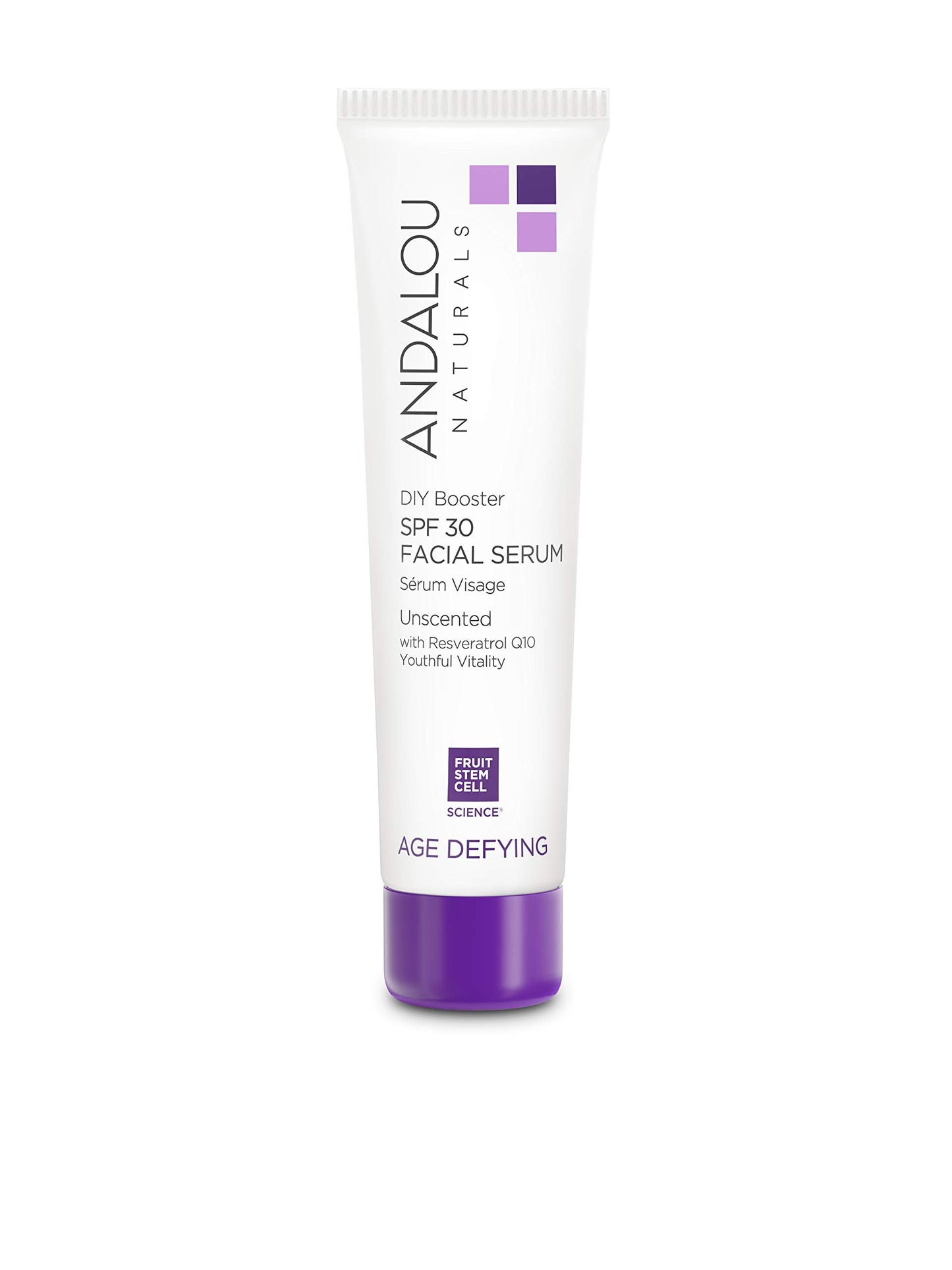 Serum Facial Andalou Naturals SPF 30 para un Cuidado Profesional de la Piel