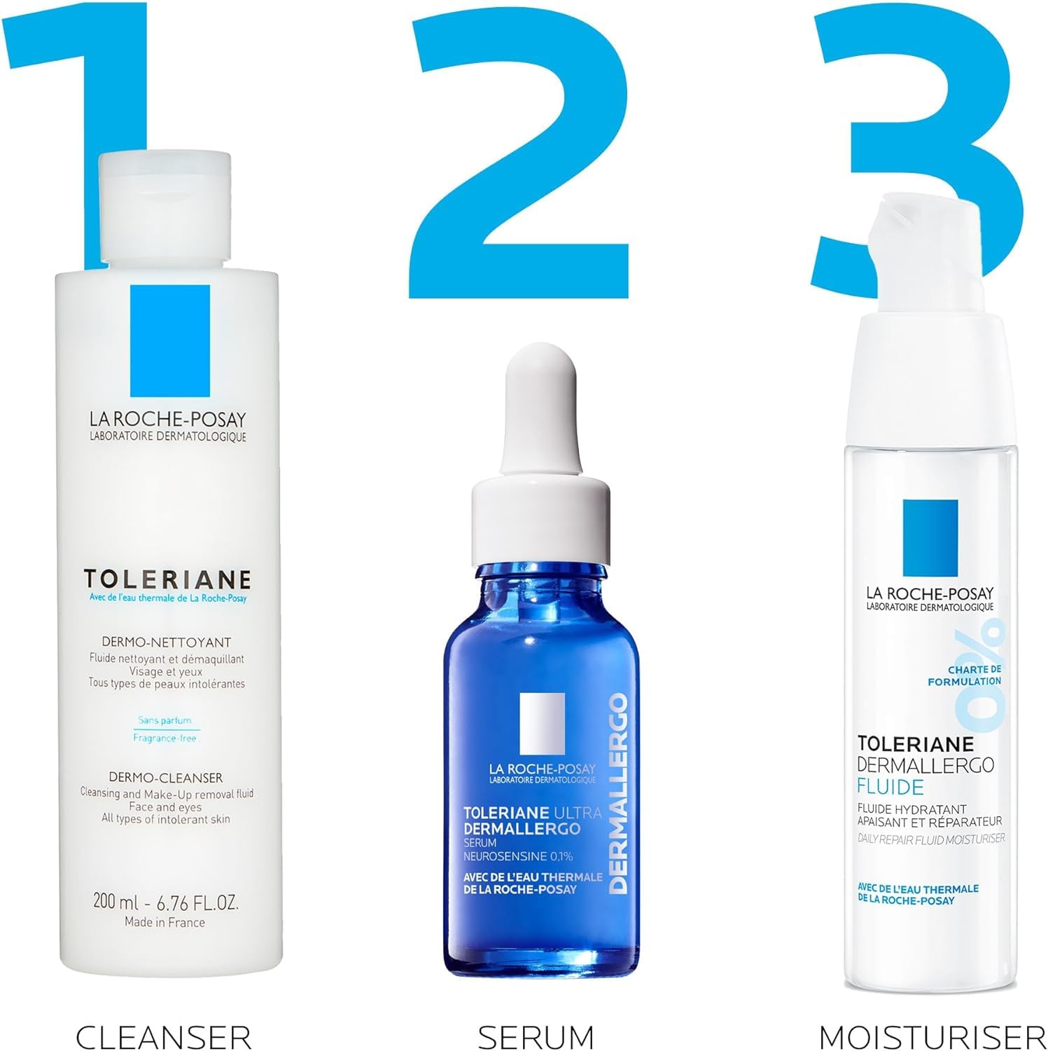 Crema Hidratante Facial La Roche Posay Toleriane Dermallergo Fluido para Piel Sensible 40ml