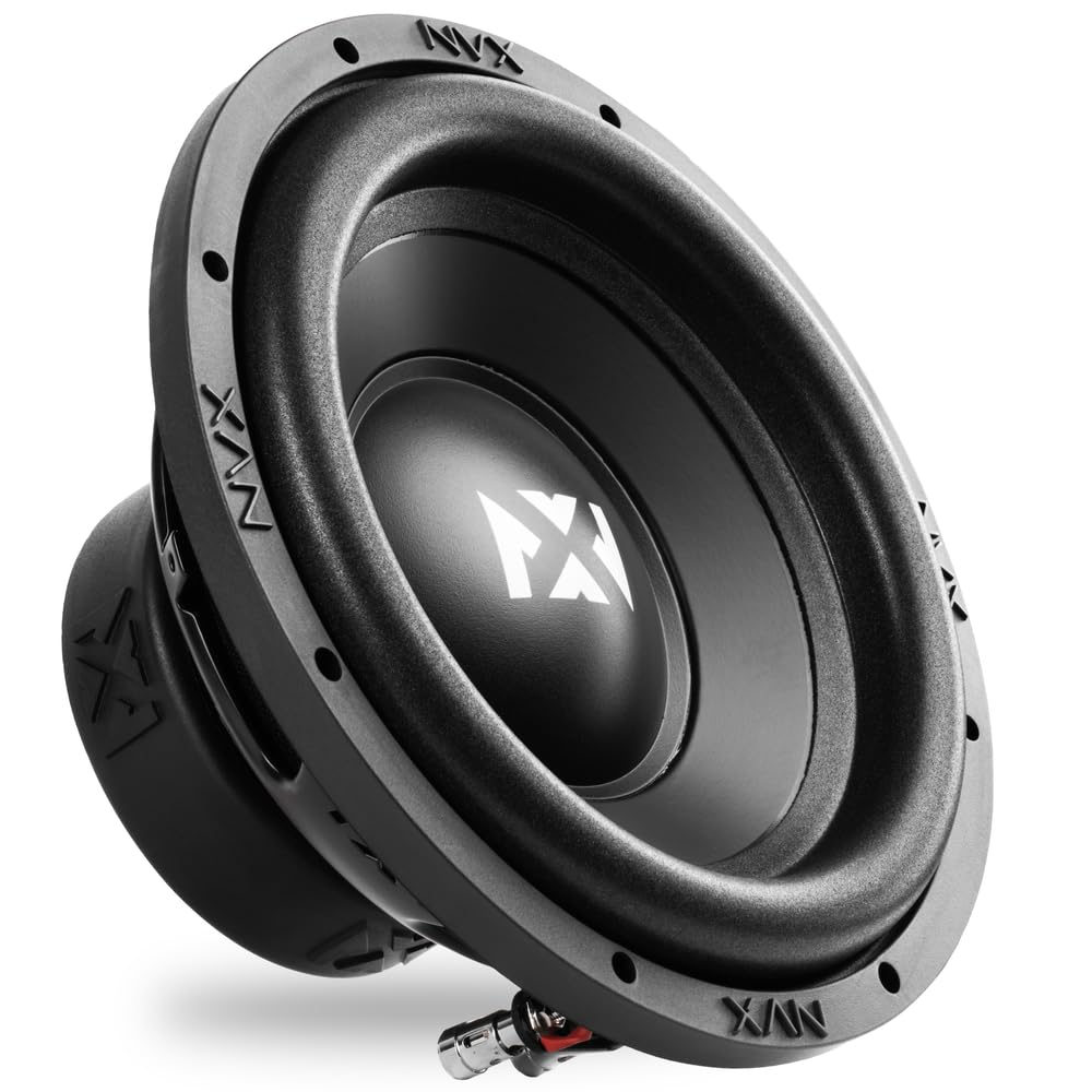 NVX ESW104 500 W Peak (250 W RMS) Serie E 10" Single 4-Ohm Car Subwoofer