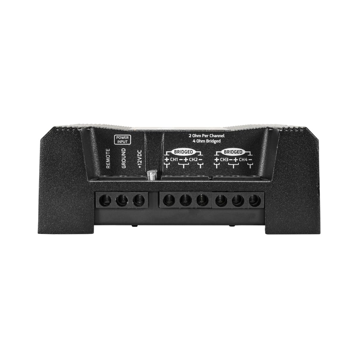 Amplificador de Audio Compacto PRV Audio QS400.4 Negro 4 Canales para Coche