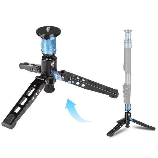 Kit de Monopod SIRUI Aluminio con Base y Adaptador de Trípode, Liberación Rápida y Pies Plegables