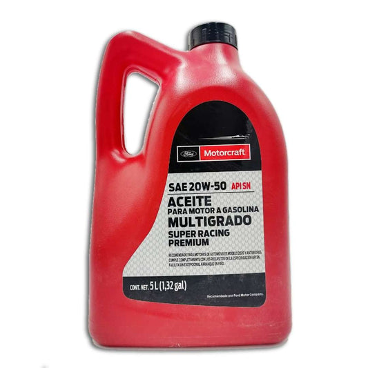 Aceite para Motor Multigrado MOTORCRAFT SAE 20w50 Super Racing Premium a Gasolina