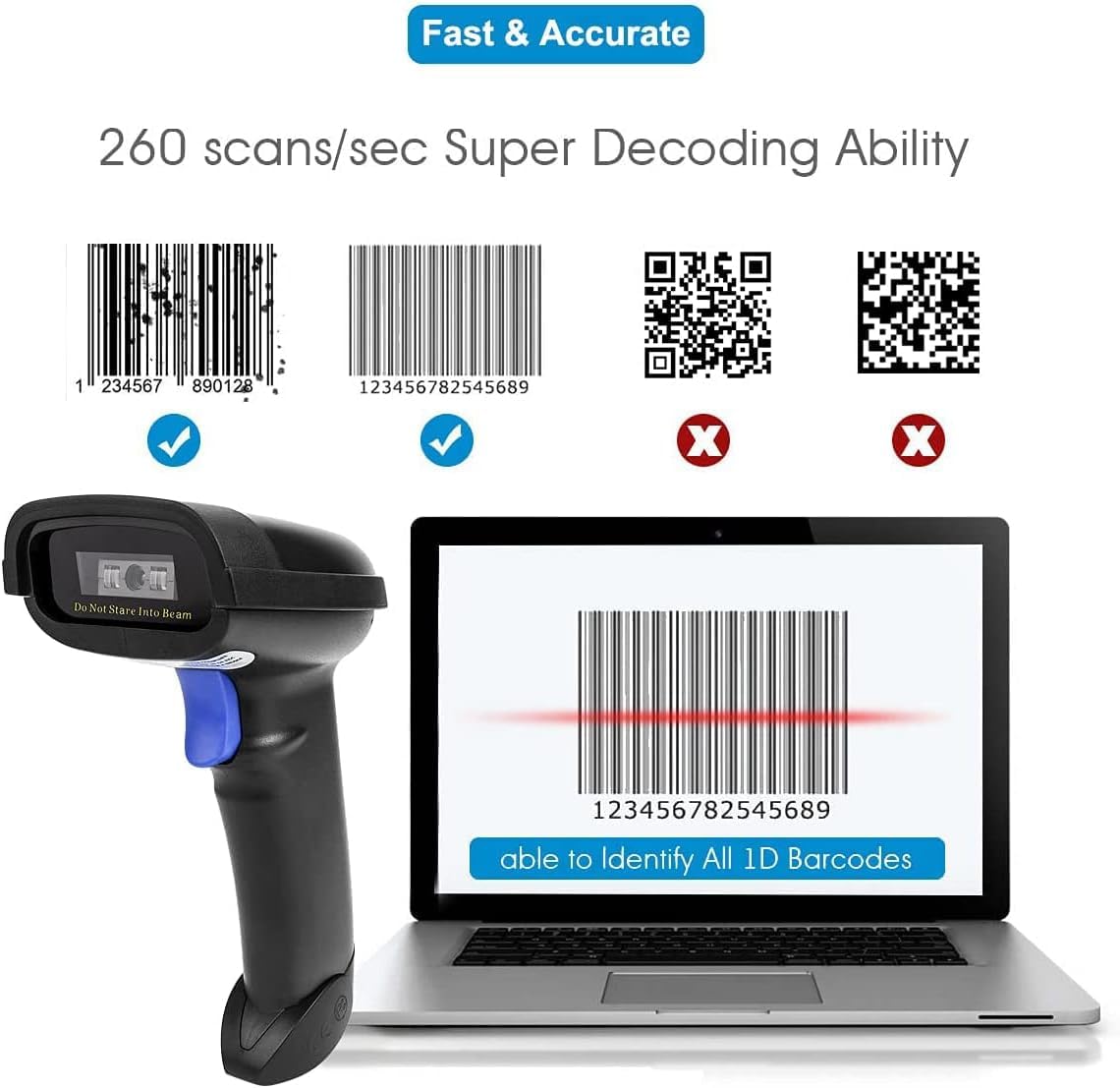 Escáner de Código de Barras NETUM Bluetooth