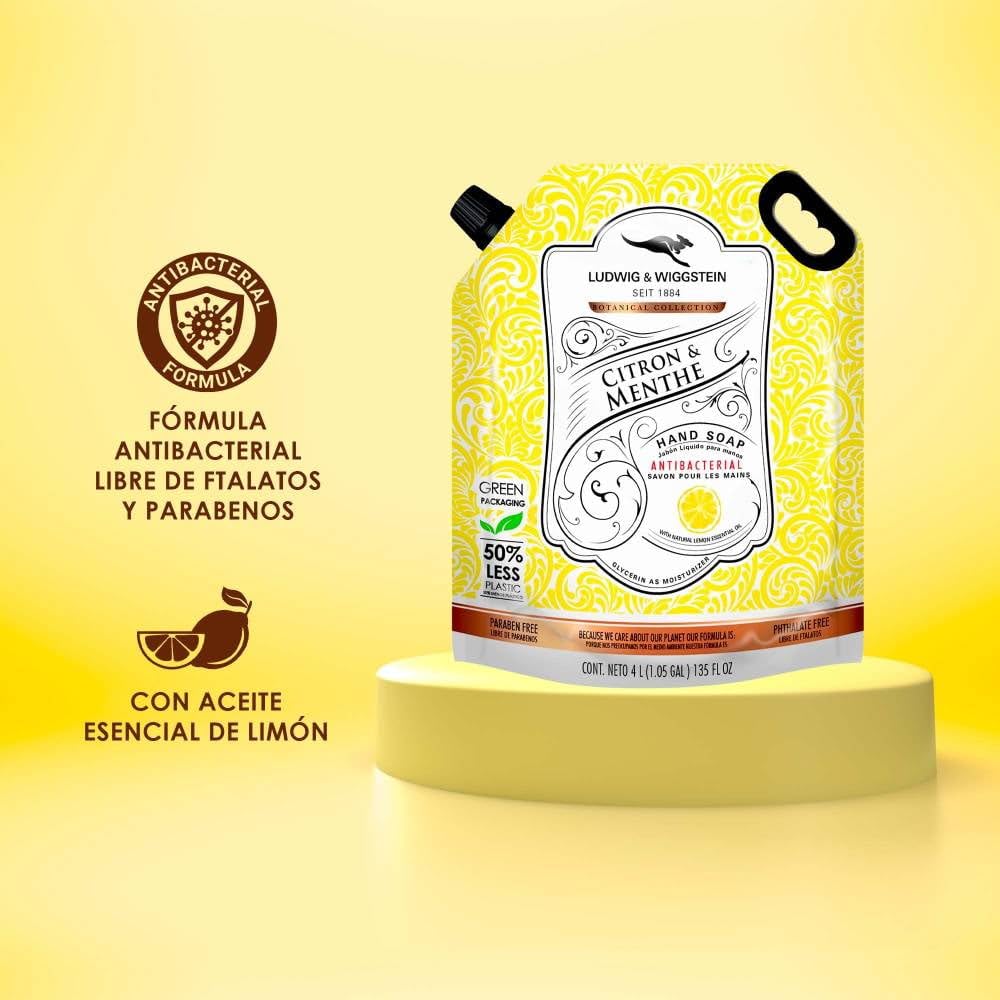 Jabón Liquido Citron & Menthe Ludwig & Wiggstein 4L