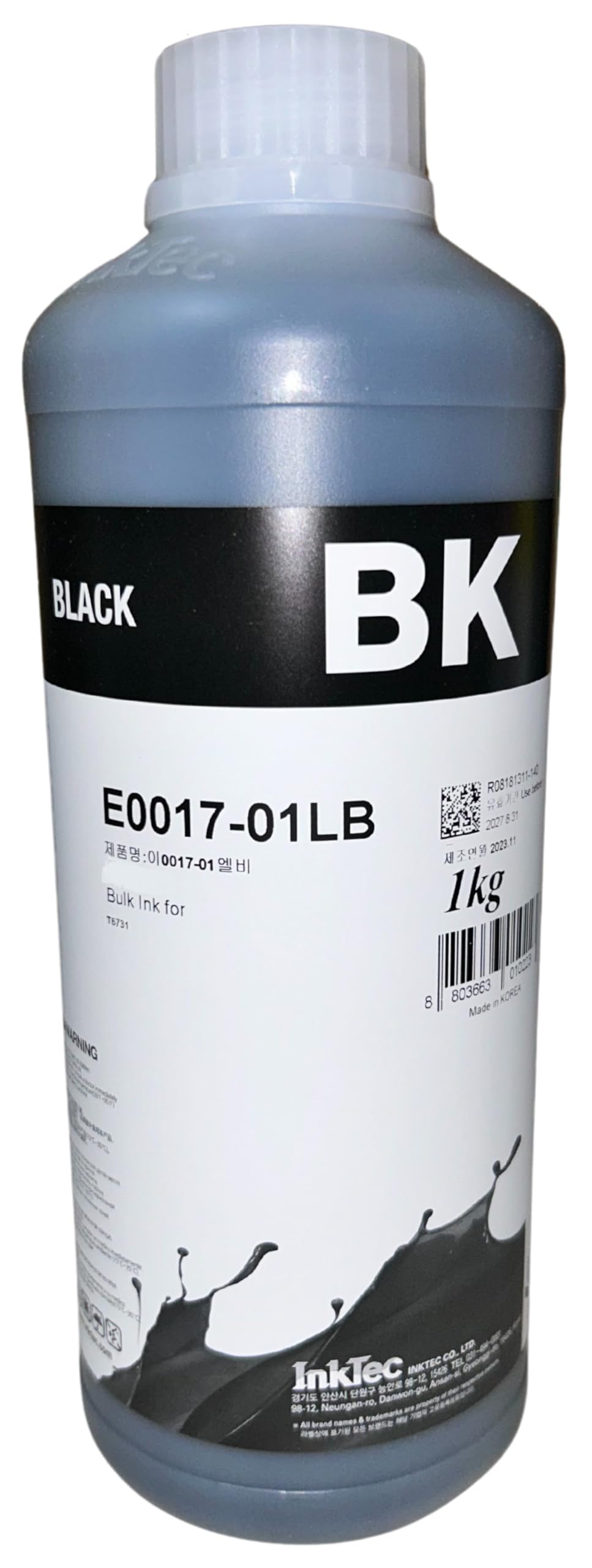 Tinta InkTec Negra Calidad Fotográfica para Impresoras Epson