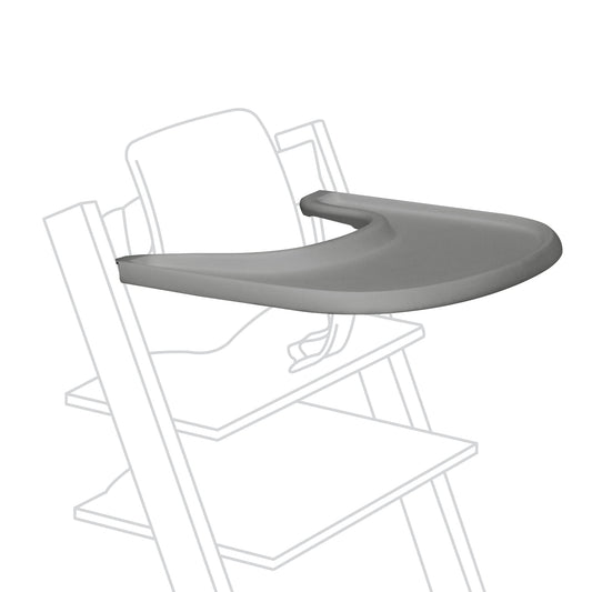 Stokke Bandeja, Diseñada exclusivamente para la Silla Tripp Trapp - Fácil de usar y limpiar - Hecha con plástico sin BPA - Para niños de 6-36 meses (Storm Grey)