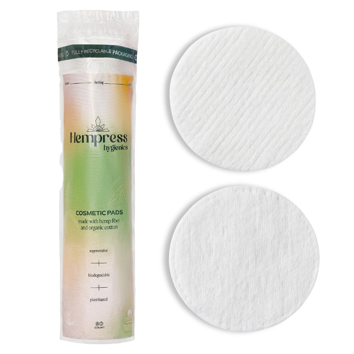 Pads VERSAINSECT Blanco Algodón Orgánico y Vegano para el Rostro