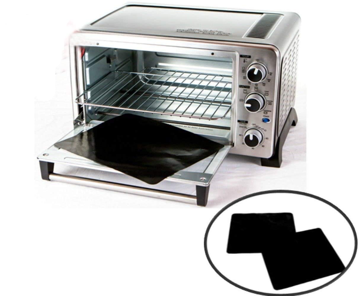 Juego de Fundas para Horno Tostador Anti-Adherentes de 11 Pulgadas Apto para Lavaplatos