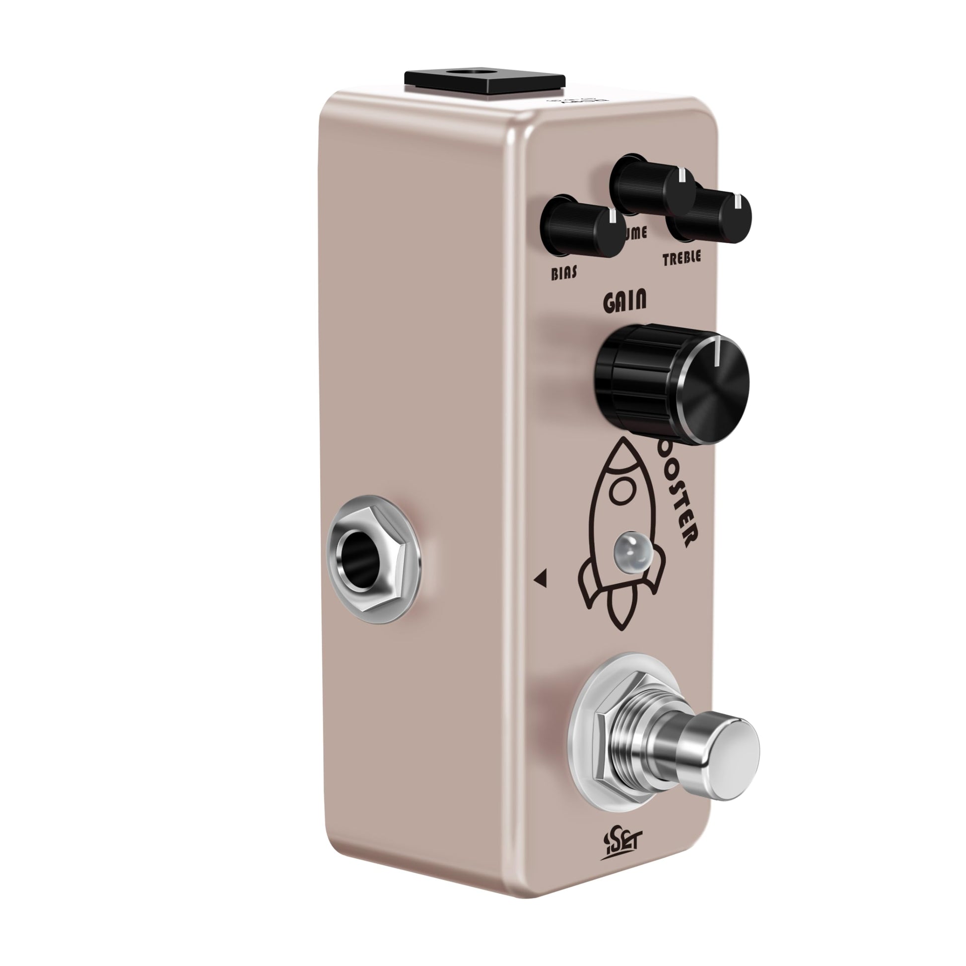 ISET Booster Pedal Mini pedal de efecto de guitarra individual True Bypass