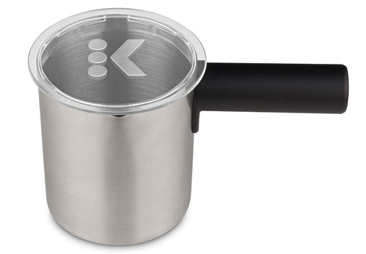 Keurig Funciona con leche no láctea, espuma caliente y fría, solo cafeteras K-Café, 34 onzas, espumador de carbón