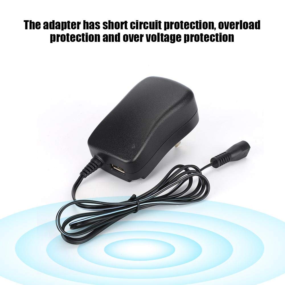 Adaptador de Corriente Universal ASHATA Negro con Conector DC para Pantalla LED y Equipo de Seguridad