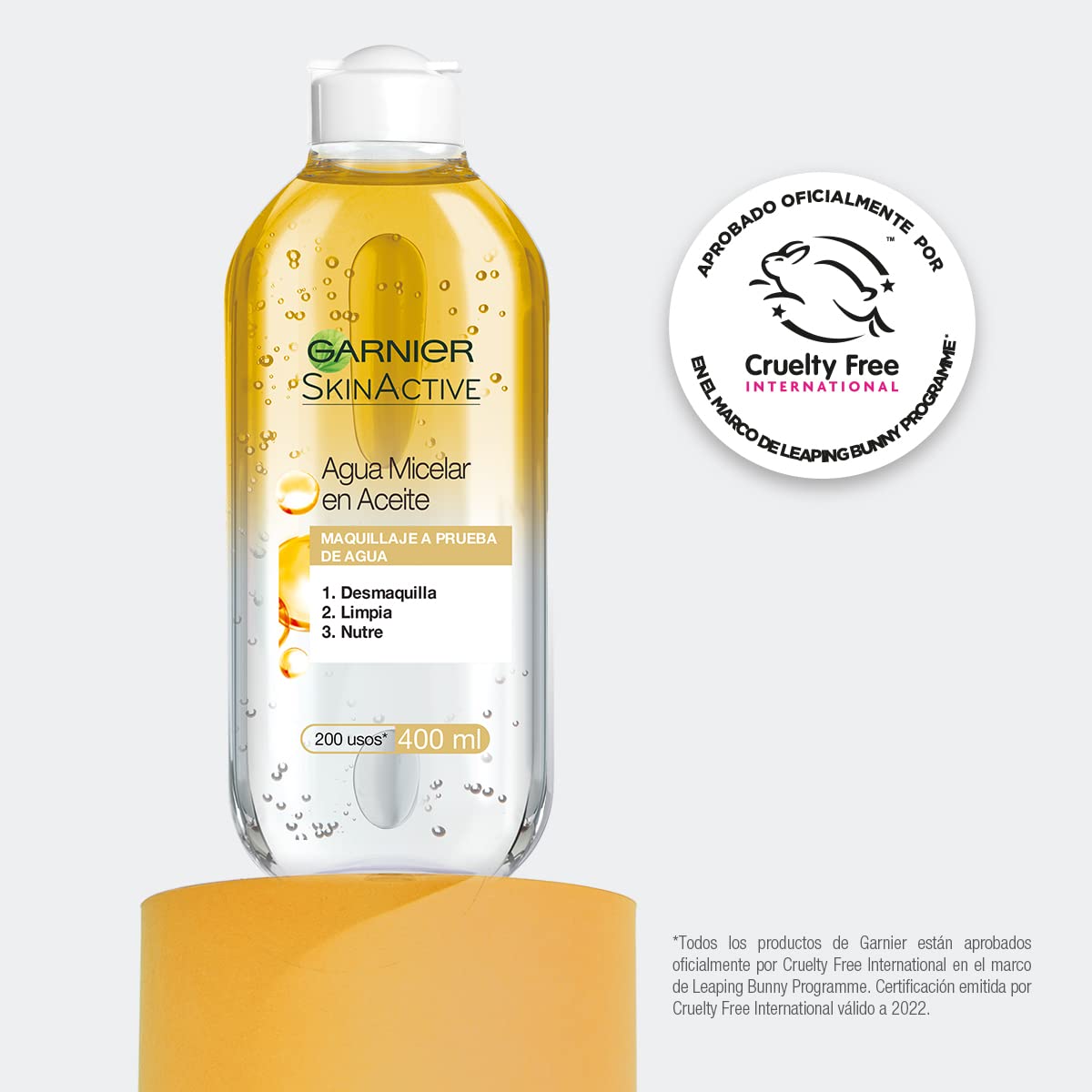 Garnier Skin Naturals Face Agua Micelar en Aceite 400ml, 2 pack