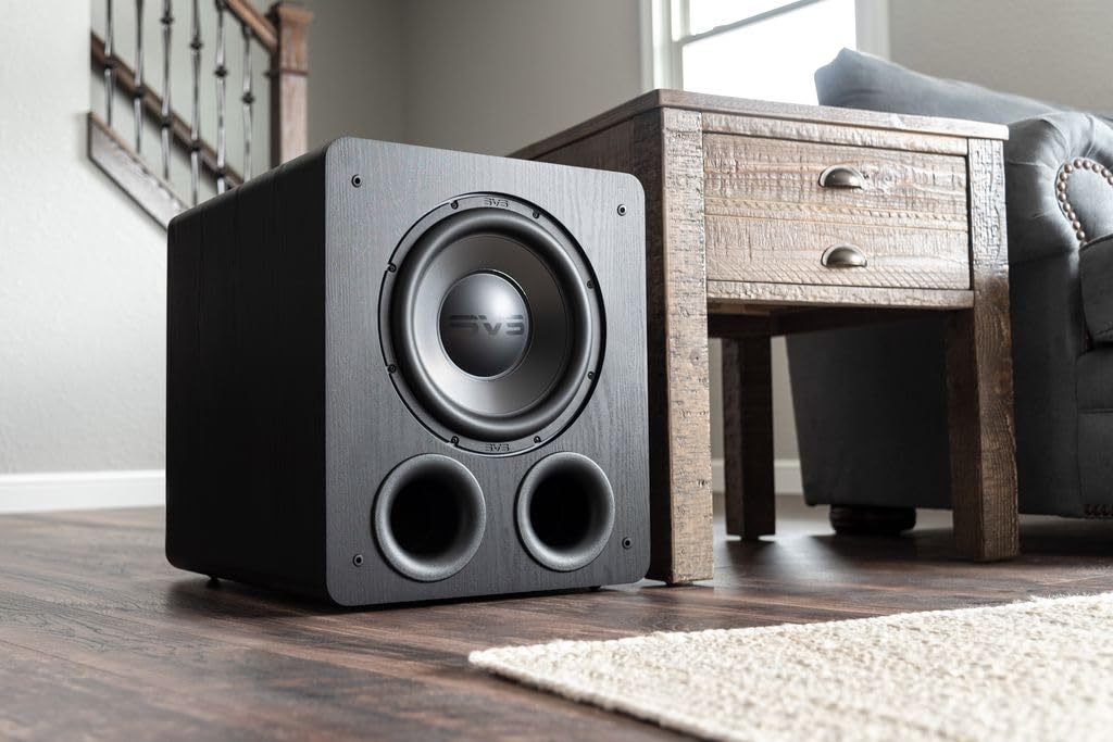 SVS PB-2000 Pro - Subwoofer con Puerto de 12 Pulgadas (Ceniza Negra Premium)
