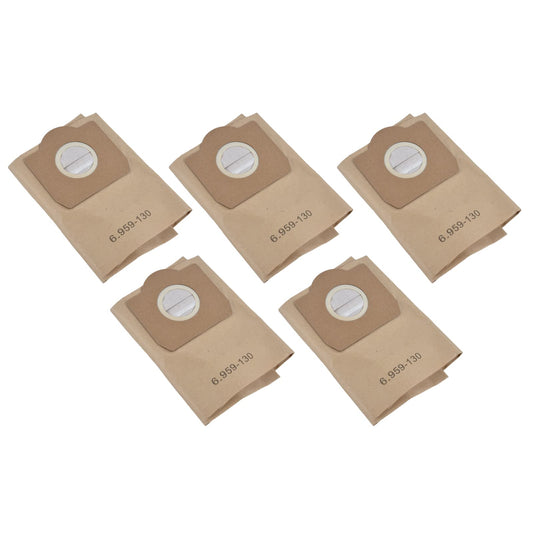 Haofy 5 Uds Bolsa de Polvo para Aspiradora Accesorio para Aspiradora Apto para 6.959‑130.0 Fácil Instalación