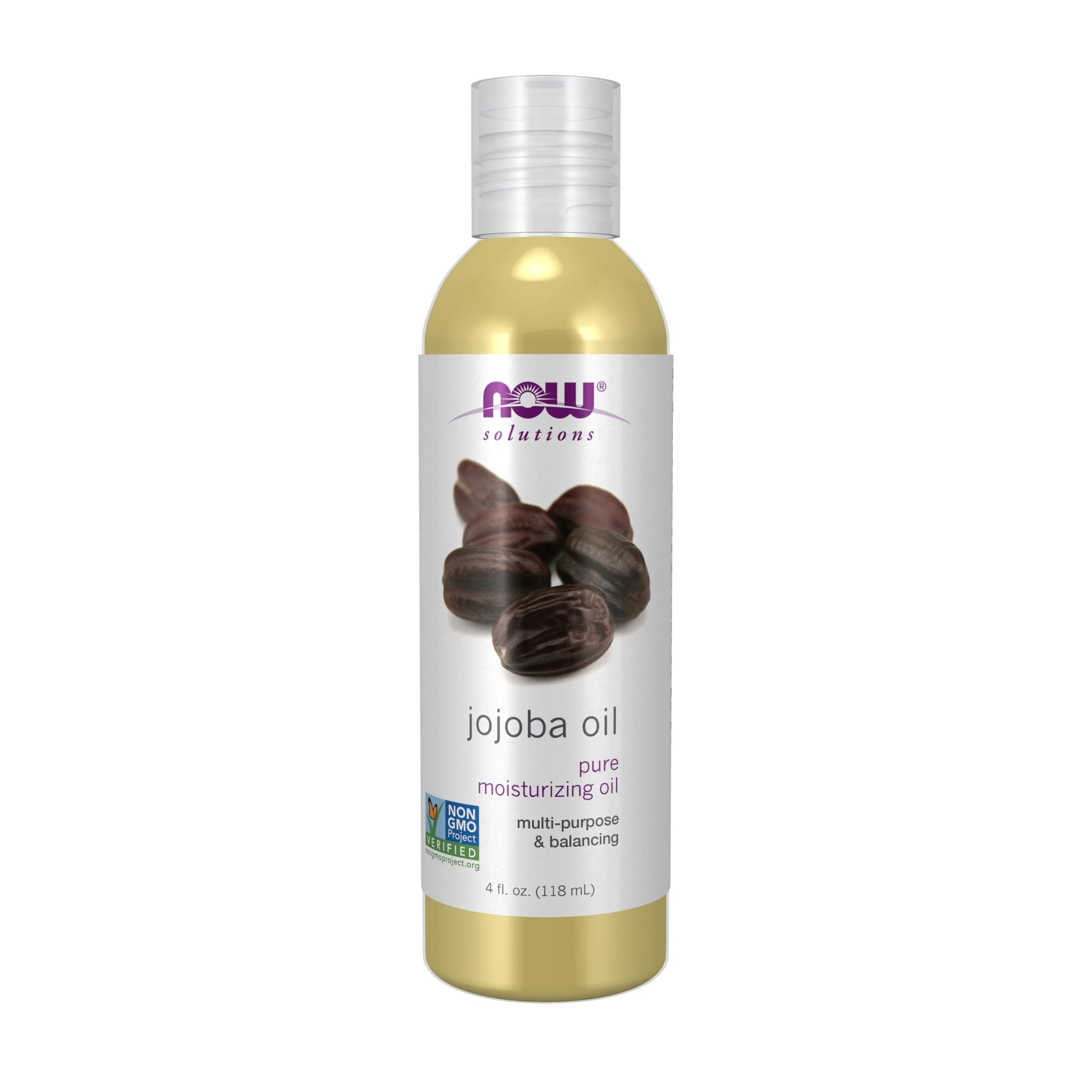 Now Foods Jojoba Oil, Pure, Expeller Pressed 118mL