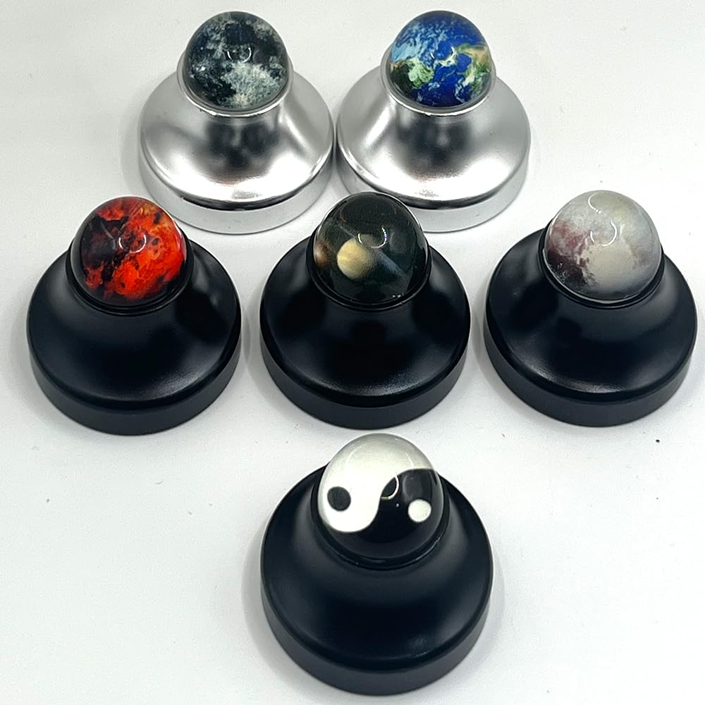 Adaptador de registro de 45 RPM con forma de luna especial de aluminio de 7 pulgadas (plata)..