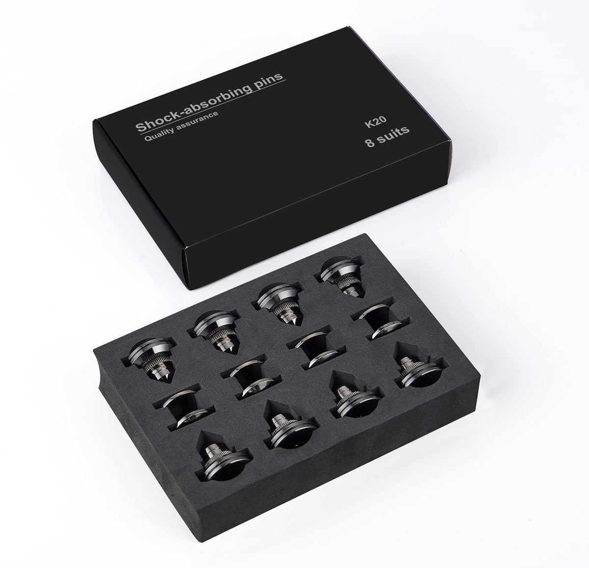 Protectores de Piso Pailvens Negro Ajustables para Altavoces y Equipos HiFi