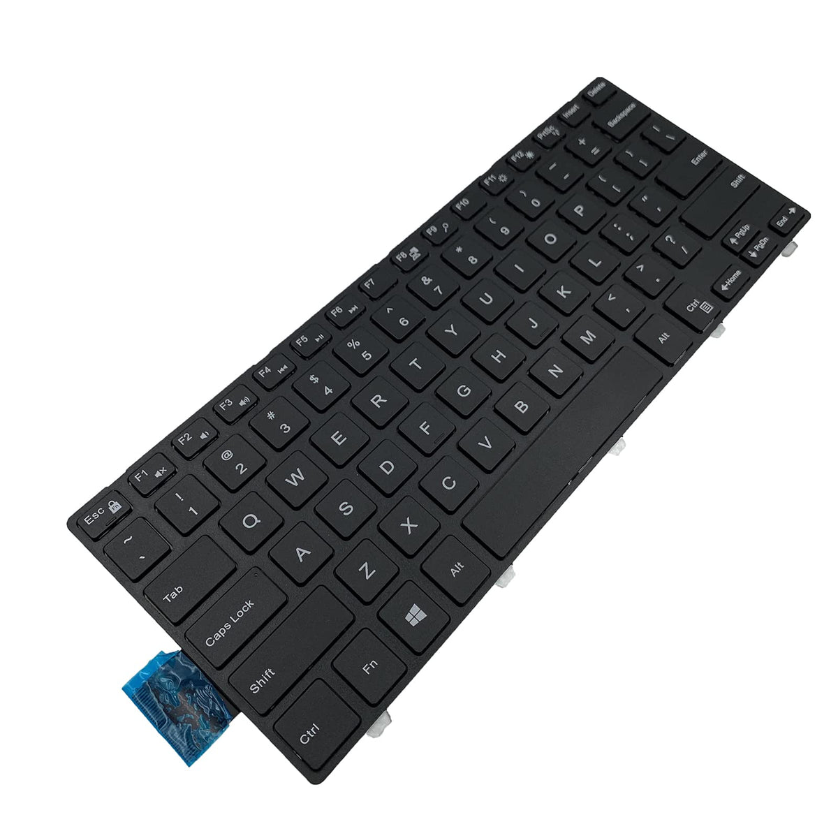 Teclado para Portátil Dell Inspiron Negro Repuesto Diseño de EE. UU. para Hombre