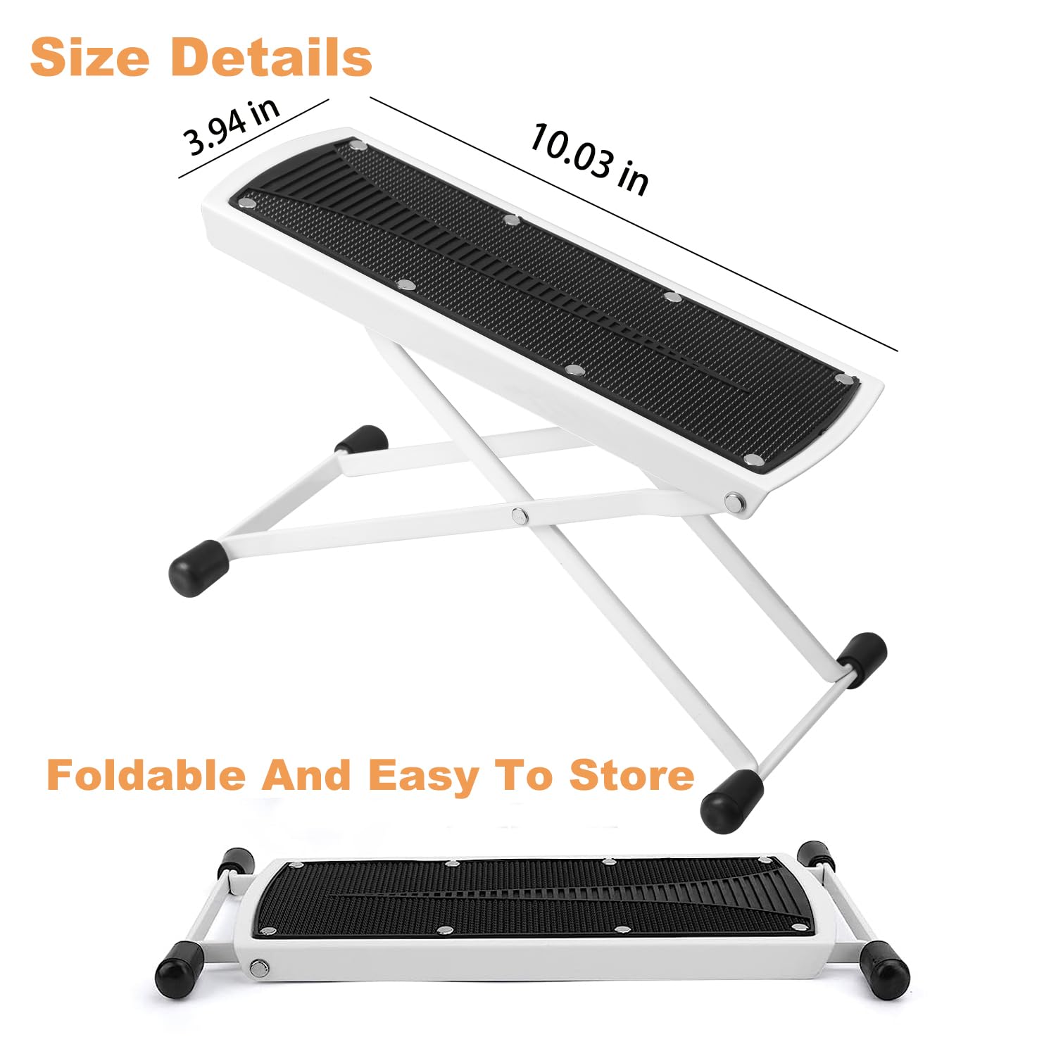 Reposapiés Plegable ZtohPyo Ajustable Antideslizante para Pedicura en el Hogar