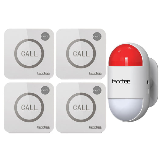 Alarma de Botón de Pánico Taoctee Remoto para Casa Oficina Seguridad