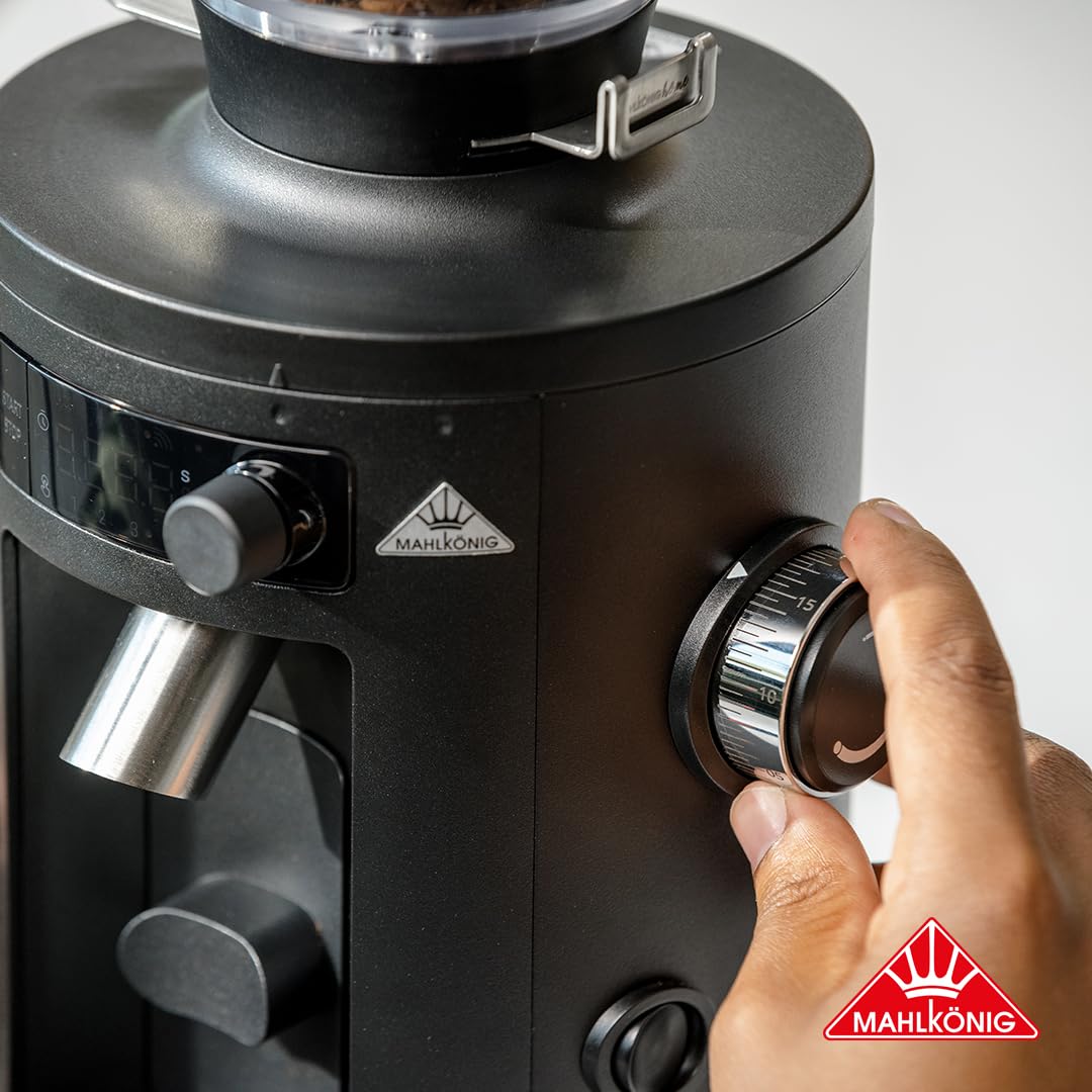 Mahlkönig X54 Home - Molinillo de café con 35 ajustes de molienda, molinillo eléctrico, color negro