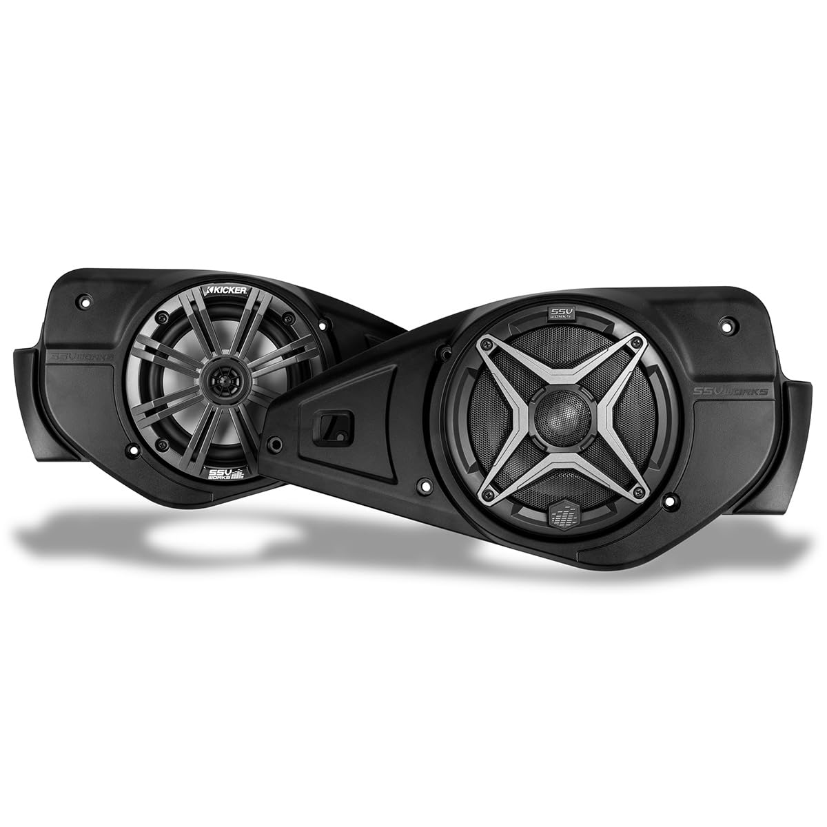 Adaptadores de Altavoz SSV Works Jeep Wrangler JL Gladiator JT 2024-2025 para Altavoces de 6.5 y 6.7 Pulgadas