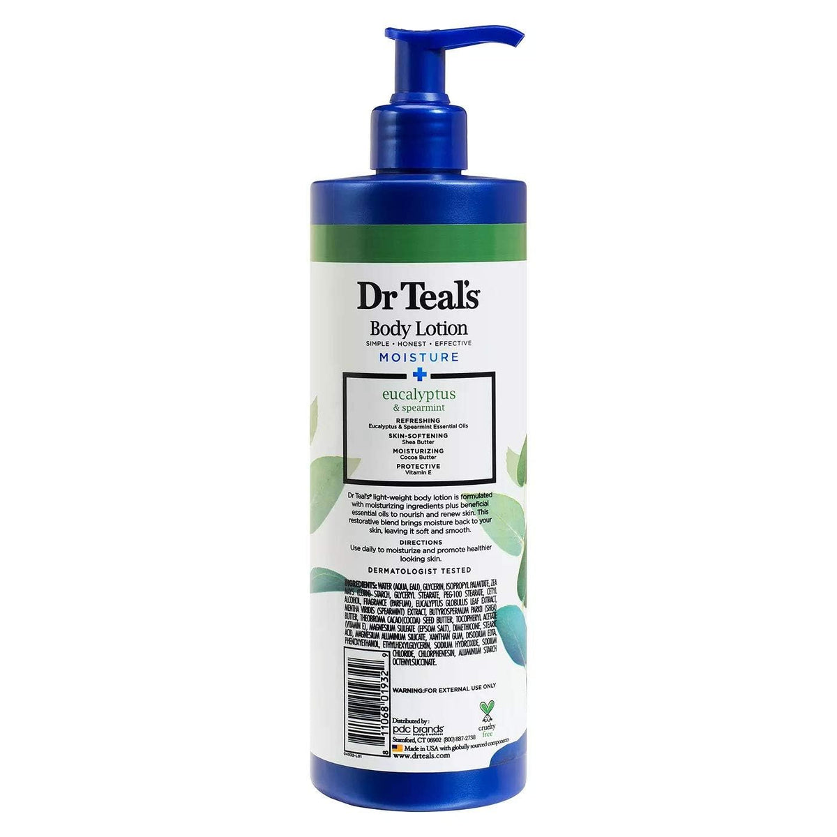 Dr Teal's Body Lotion Moisture Rejuvenating Eucalyptus & Spearmint, 16 fl oz
