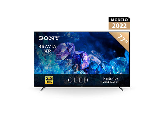 Pantalla OLED Sony 77 Pulgadas BRAVIA XR 4K UHD Smart Google TV con Panel 120HZ Nativo Modelo 2022