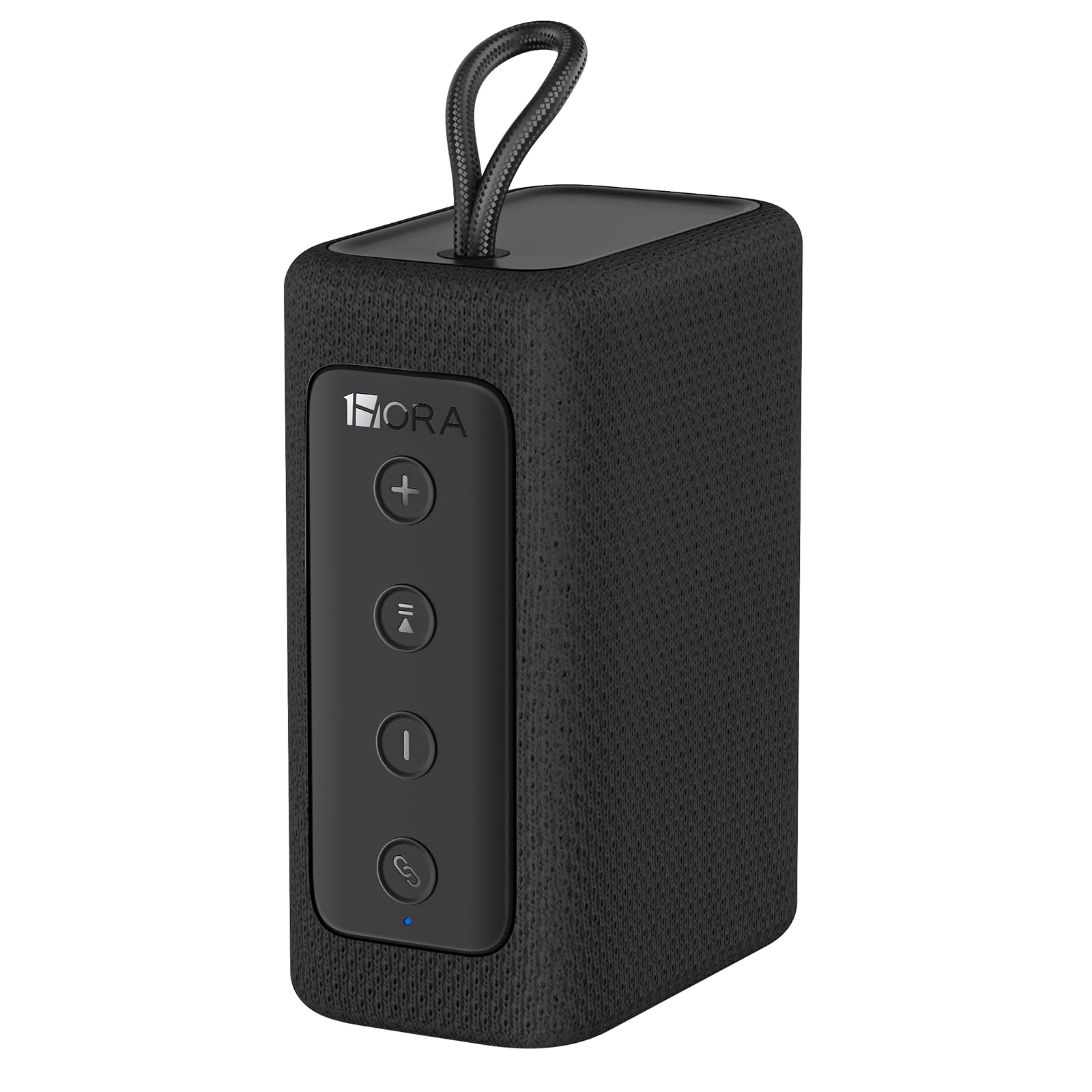 Bocina Bluetooth 7W 1 Hora Negro Sonido Estéreo TWS Ultraligera para Exteriores y Viajes