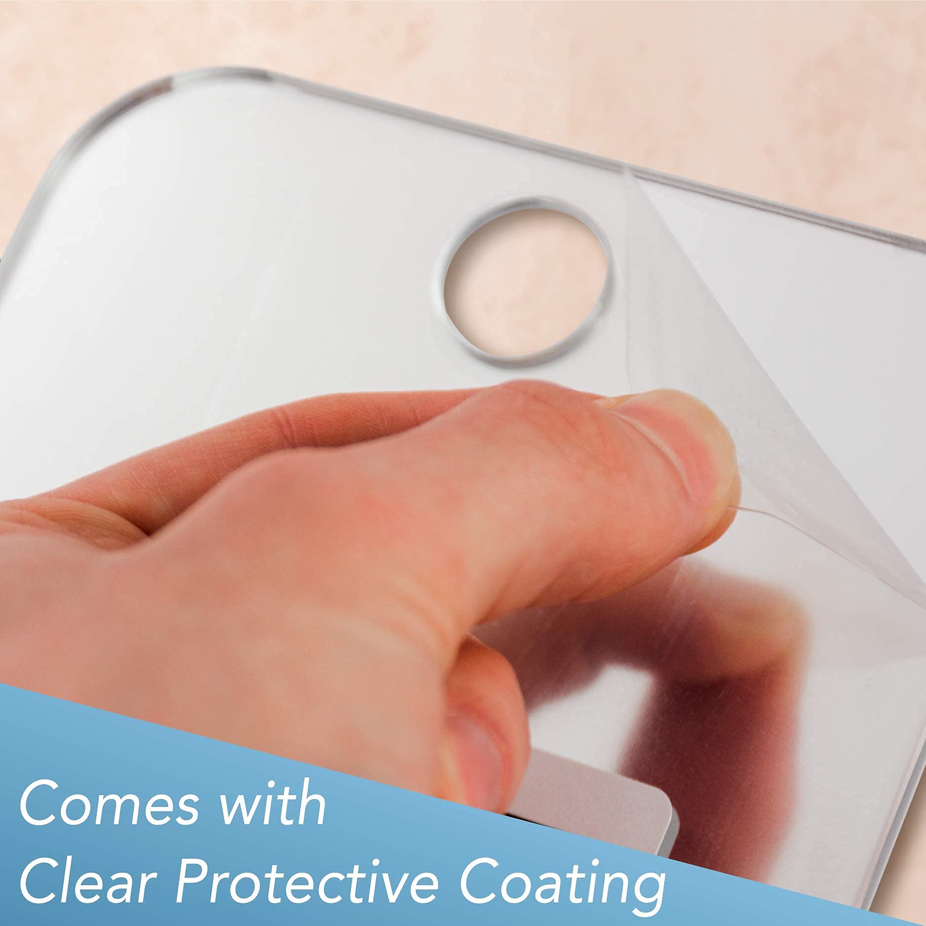 Espejo de Afeitar The Shave Well Company con Aumento antivaho para baño Hombres y Mujeres