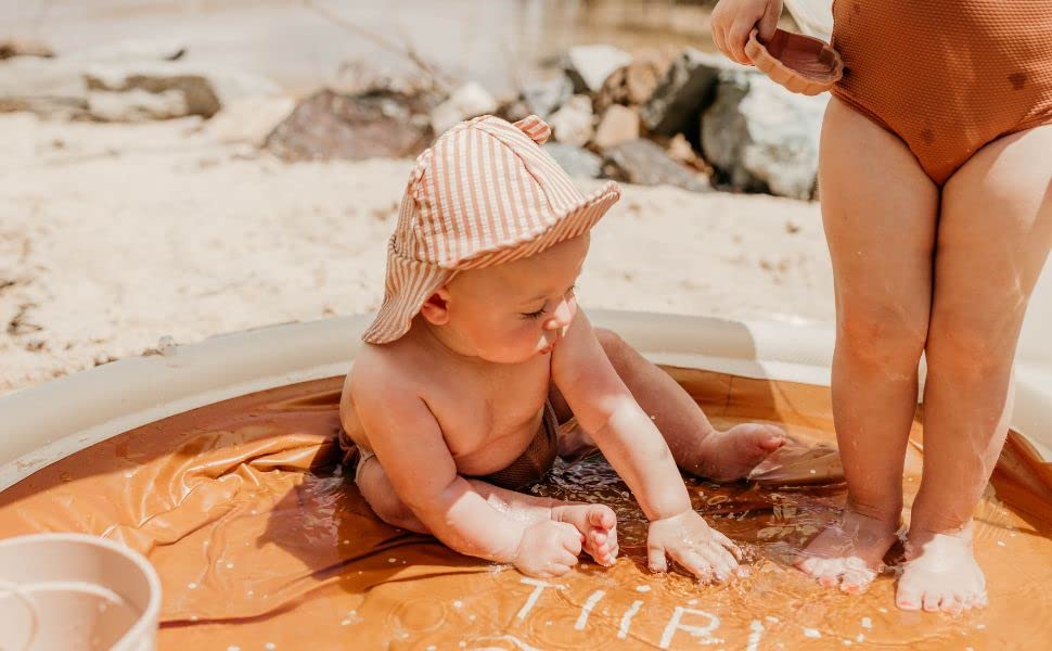 Piscina de Playa Tiipi Azul con Sombra para Niños y Bebés