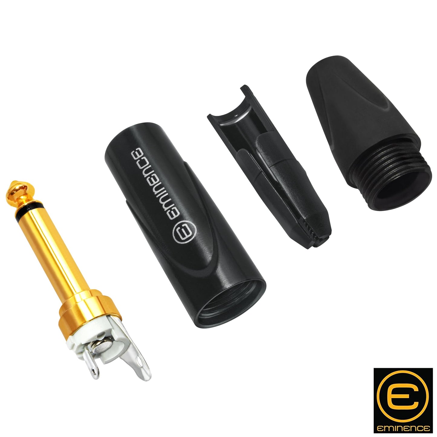 Cable de Instrumento WORLDS BEST CABLES 10 Pies Gotham GAC-1 Baja Capacitancia Conectores Chapados en Oro 1/4 Pulgadas Recto a Ángulo