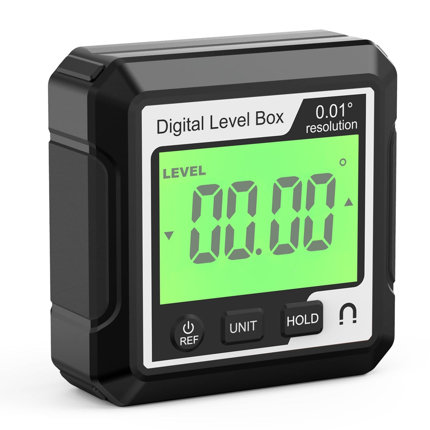 Inclinómetro Digital Abizarch Retroiluminado Portátil con Pantalla LCD Magnética